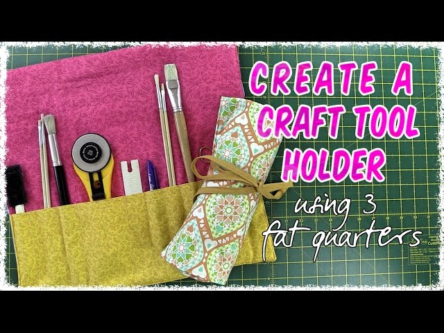 Paint Brush Roll-Up Case – An Easy Sewing Project – Beginner Sewing Projects