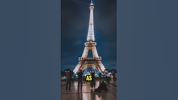 Shocking: The Eiffel Tower Was Originally Designed to Be a Temporary Structure #facts #shorts