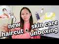 Living in australia  new haircut  unboxing korean skin care products 