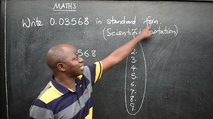 MATHS   STANDARD FORM