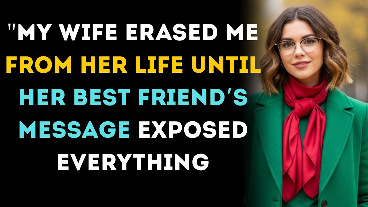 My Wife Erased Me From Her Life—Until Her Best Friend’s Message Exposed