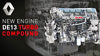 Renault Truck New DE13 Turbo Compound Engine Features