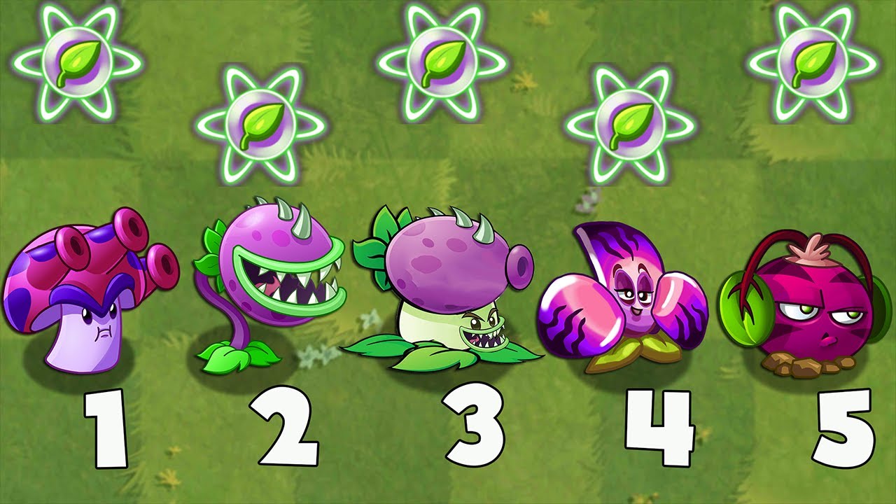 All PURPLE Plants LEVEL 200 vs Big Wave Beach Final Boss - Plants vs Zombies 2 Mod