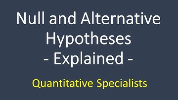Hypothesis Testing - Introductory Statistics; null hypothesis; alternative hypothesis