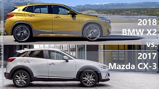 2018 BMW X2 vs 2017 Mazda CX-3 (technical comparison)