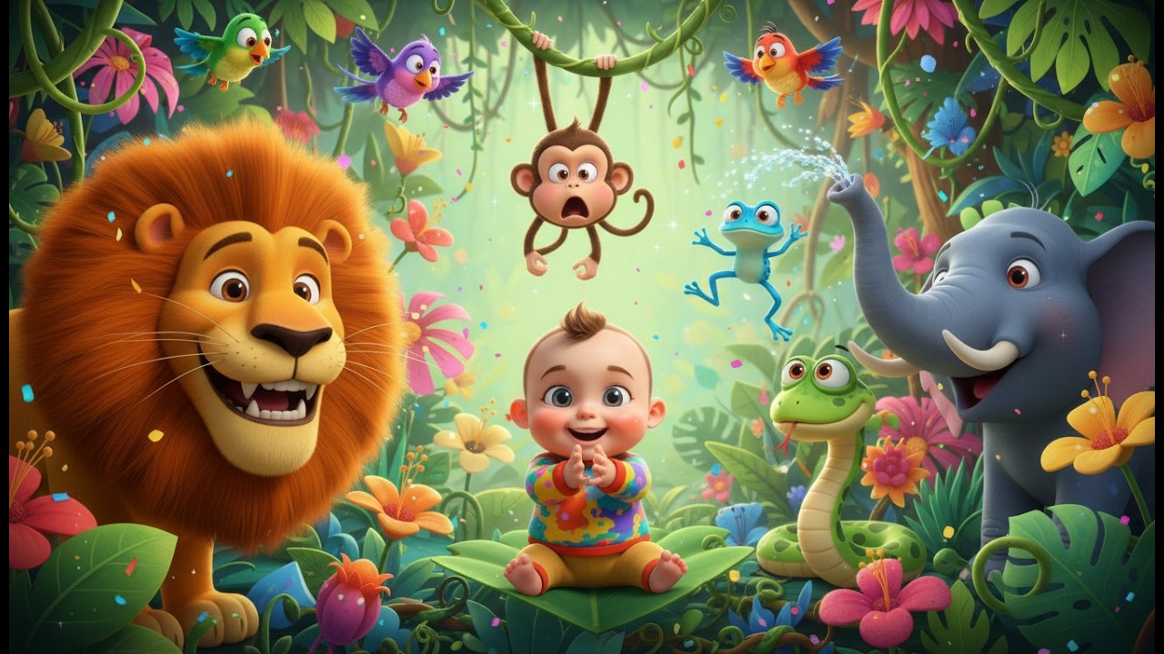 Звуки джунглей | Мультфильм для детей и весёлые приключения