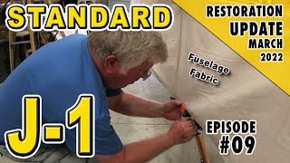Waldo Pepper Standard J-1 - Restoration Update #09 - March 2022 - Fuselage Fabric