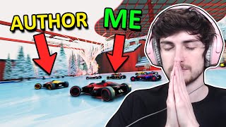 Attempting to get author medals on some of the hardest Trackmania tracks