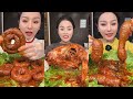 Spıcy Chinese food 🌶 SOSLU ÇİN YEMEKLERİ YEME |Family Mukbang| (Sheep brain+head, blood sausage) 먹방
