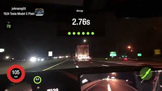 Tesla Model S Plaid 60-130mph Tesla Plaid 60 130