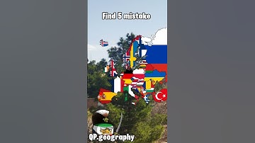 find 5 mistake #map #europe #geography #mapping #world #history #mapper #europeangeography #mapchart