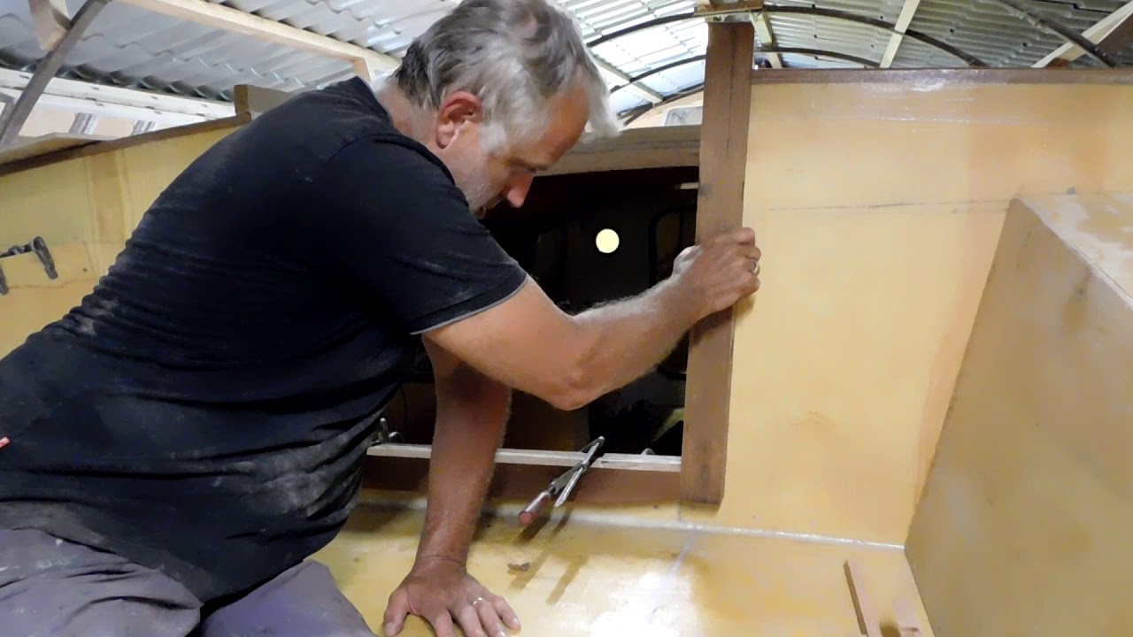 ⁣The companionway hatch frame and more! - SV Tapatya EP101