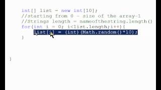 Java Tutorial Part 12 - Arrays