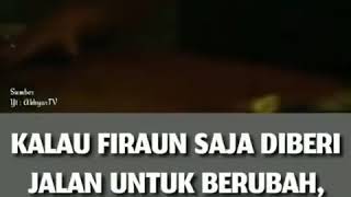 Ustadz Adi Hidayat kalau Firaun saja diberi jalan untuk berubah apalagi anda!