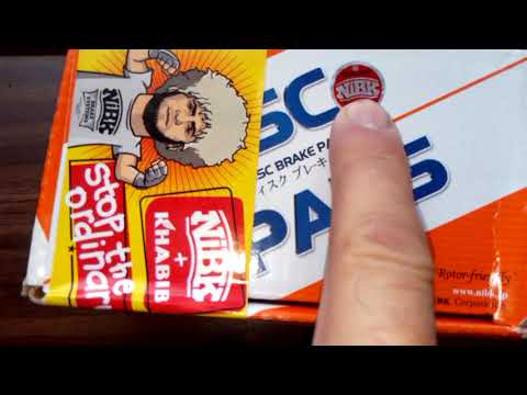 Обзор тормозных колодок #NIBK #Kashiyama