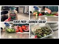 FOOD PREP WITH ME QUINOA SALAD