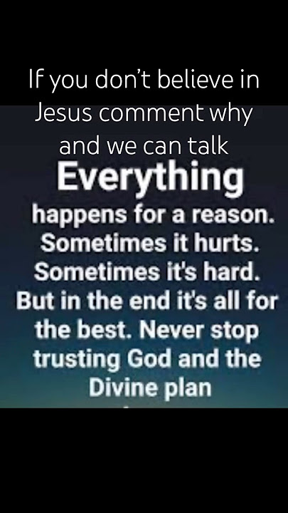 Trust in God