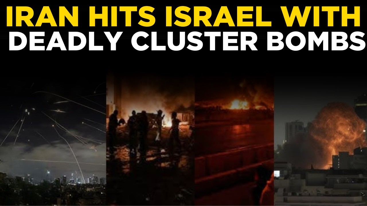 IRAN VS US-ISRAEL WAR LIVE: Cluster Bombs Rain On Tel Aviv | IRGC Tehran Military HQ Bombed