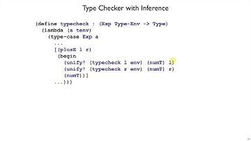 Plait Inference 10 - typecheck