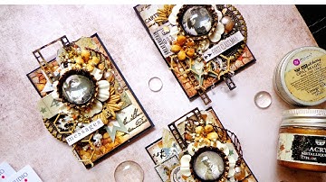 Mixed Media ATC - Scrapbooking Tutorial - "Messages" by Noura Pompilla