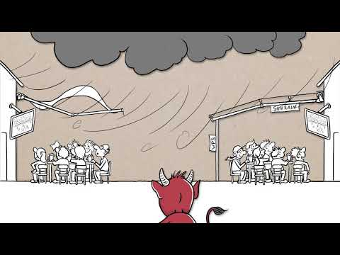 Duivelsplan 2 – ook bij wind geeft de SUNRAIN geen krimp