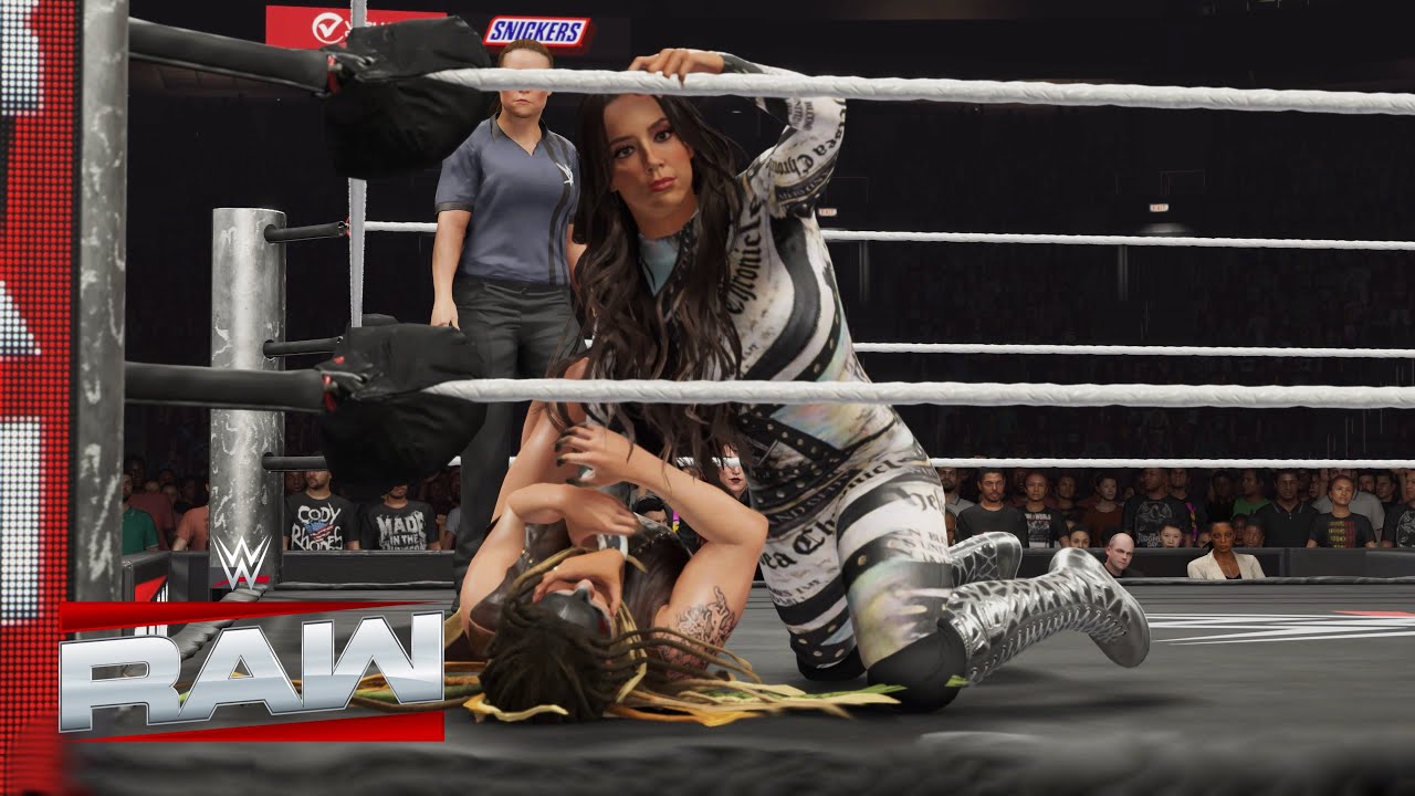 WWE 2K25 RAW : EC QUALIFYING TRIPLE THREAT MATCH - ALEXA BLISS VS VALHALLA VS CHELSEA GREEN