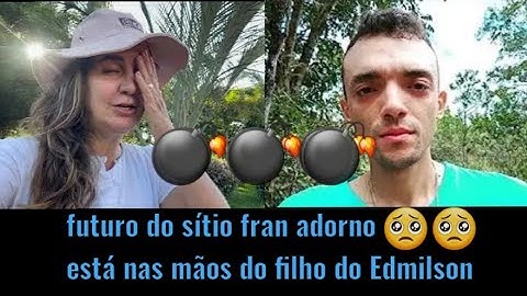 fran adorno realmente pode vim perder o sítio segundo o moabe adorno 😱😱😱🥺