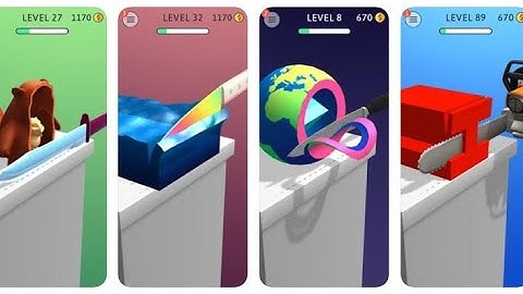 ASMR Slicing  - Max level Gameplay ios, Android Walkthrough Video Update Game Mobile