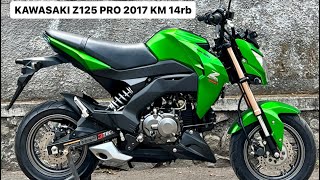 MASUK STOCK (KAWASAKI Z125 PRO 2017 KM 14rb)