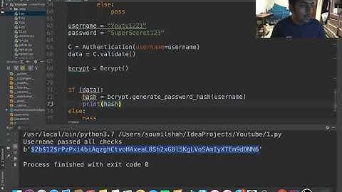 Username and Password validation + Hashing in Python  (Part 2)