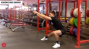 Alternating Lateral Lunge with Suspension Trainer | Exercise Demo