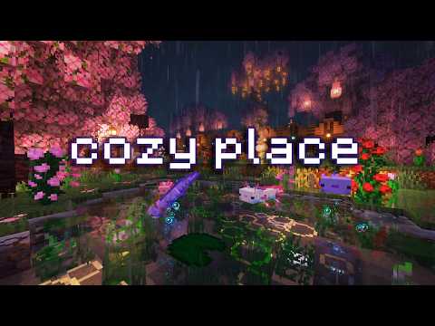safe inside this garden... (minecraft music w rain & water)