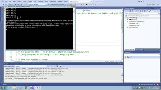 How to debug C++ program Visual Studio 2019