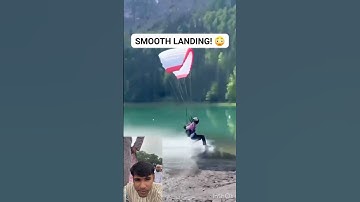 Thumbnail of Smooth Landing by Skydriver!! #sky #skydiving #skydive #travel #lake #mountains #adventure #remix
