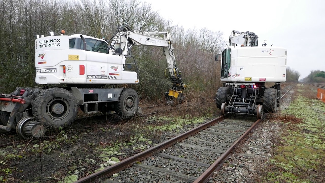 Travaux de voie à Noyelles sur Mer le lundi 1er février 2021