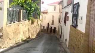 Through the village to Enguidano Castle, Spain... a tight squeeze (Summer Nights Version)