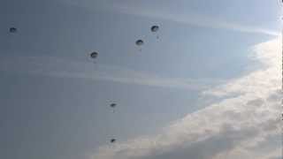 Seahawk Static Line Pass -- Airborne Operations 22 AUG 2012 ( SH-60 Seahawk) Video 3 of 4