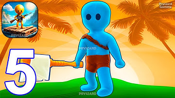 Raft Craft - Gameplay Walkthrough Part 5 Stickman Raft Survival, Raft War Army Commander Ocean