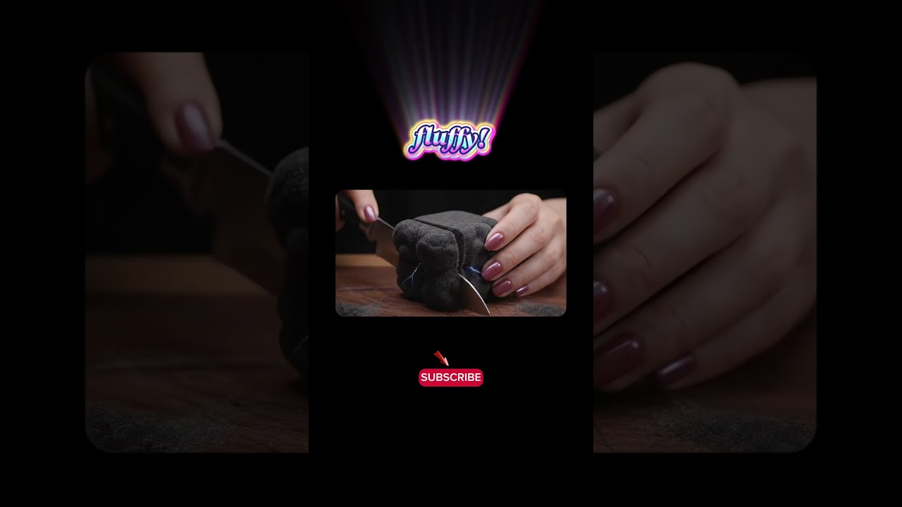 Satisfying fluffy kutting cloud ai asmr 