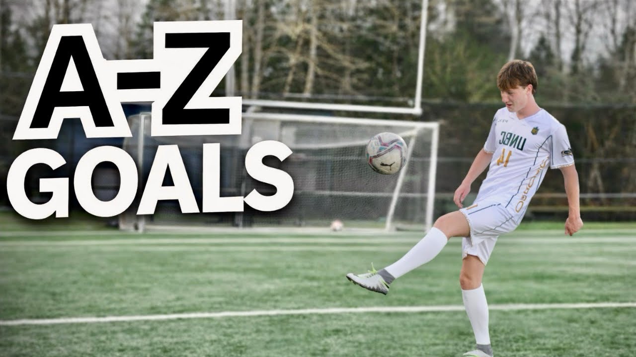 I Attempted the A-Z Soccer Goal Challenge: Scoring A to E (Part 1)⚽