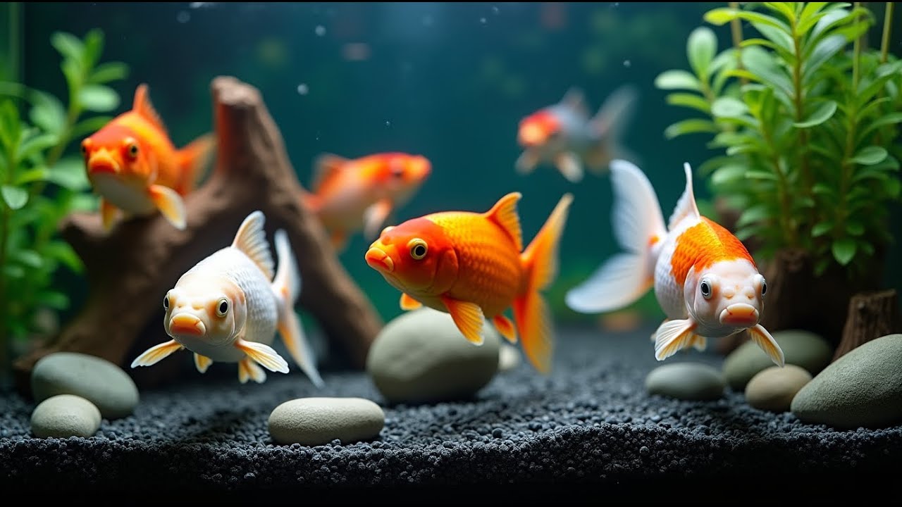 🐟Aquarium Ambience 4K | Relaxing Tropical Fish Tank for Sleep, Study ...