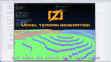 Voxel terrain generation on the GPU using Zig #zig #vulkan #rendering #voxel