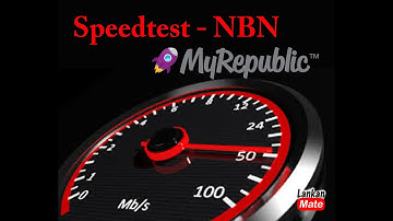 NBN 250/20 speed-test (My Republic)