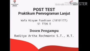 IT Telkom Purwokerto Praktikum Proglan [Objek Array dan Inheritance] - [Wafa Hisyam F] [18101177]