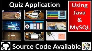 Quiz Application | My First Project using Java and MySQL | Web Application | CSE Project