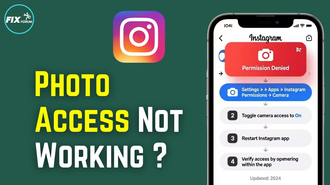 How to Fix Instagram Photo Access Not Working on iPhone (2026