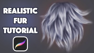 How to Draw Realistic FUR Digitally | Procreate Tutorial | So Easy 🤯😍