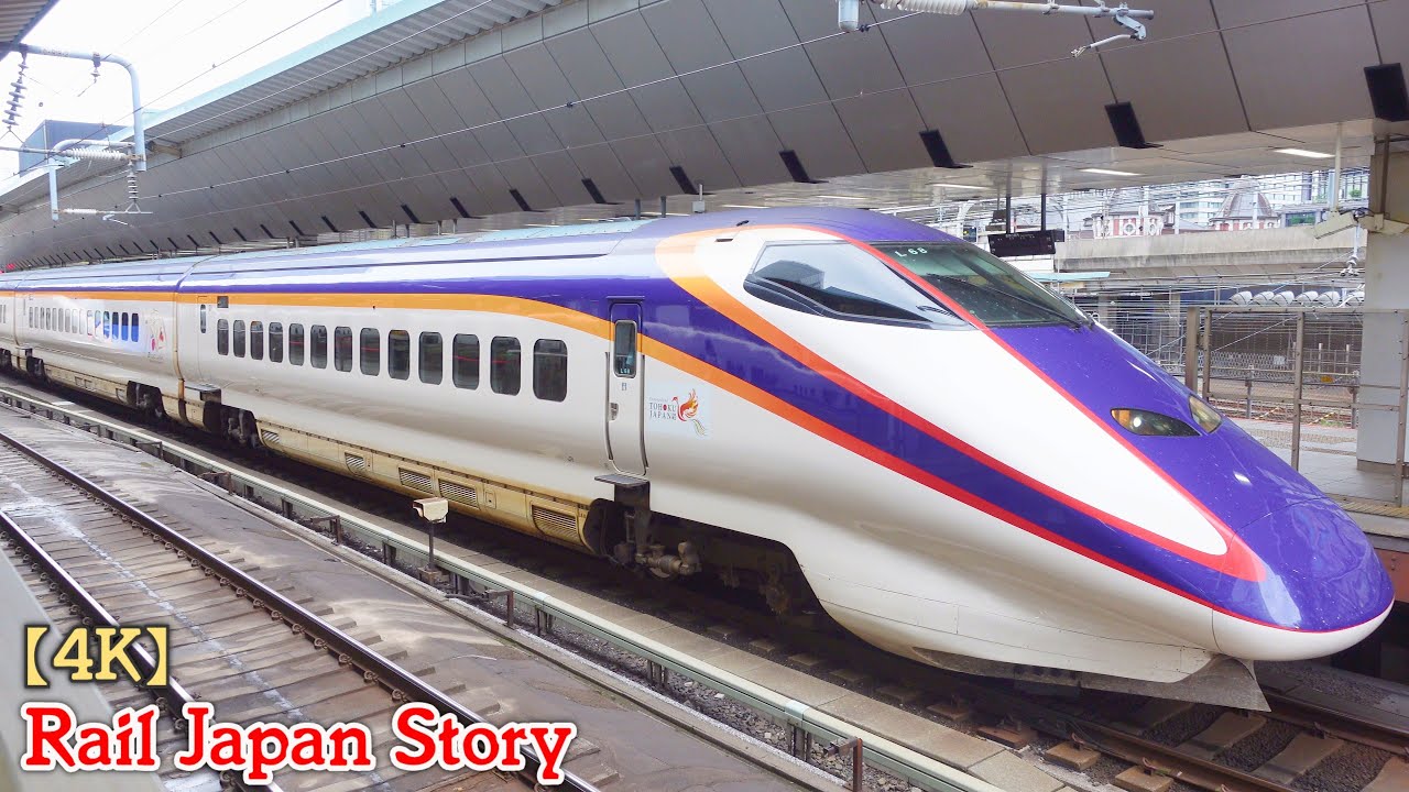 E3 & E5 series Shinkansen at Tokyo Station, Tokyo, Japan
