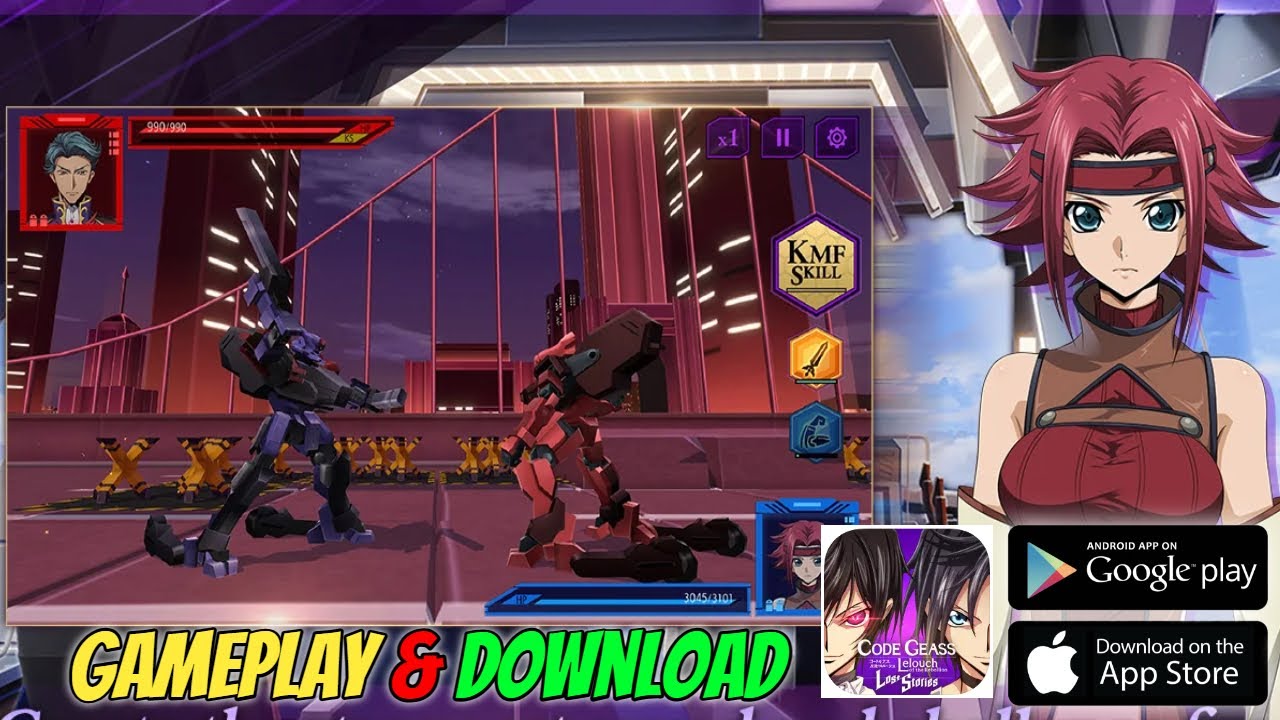 Code Geass: Lost Stories Gameplay Android Ios Apk Download - YouTube