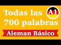 Las 700 700 Palabras Básicas de Alemán A1 🇩🇪